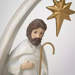 Christmas Decorations>Kirklands Home Resin Holy Family Nativity Scene White
