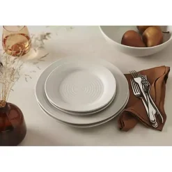 Kirklands Home Ridge 12-pc. Stoneware Dinnerware Set White Sale