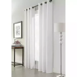 Kirklands Home Room Darkening Curtain Panel Set, 72 in. White Outlet