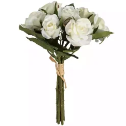 Stems & Bouquets>Kirklands Home Roses Bundle Bouquets, Set of 3 White