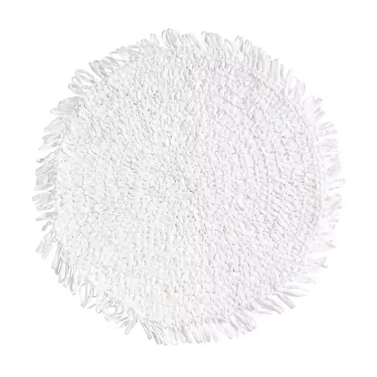 Kirklands Home Rustic Raffia Placemats, Set of 4 White