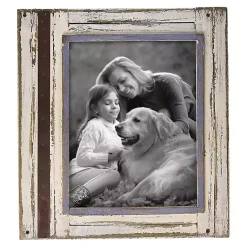 Picture Frames>Kirklands Home White Rustic Wooden Photo Frame, 8x10