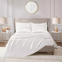 Kirklands Home Satin 6-pc. California King Sheet Set White Hot