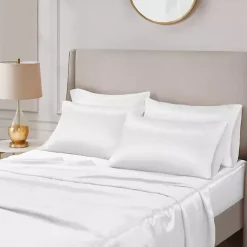 Kirklands Home Satin 6-pc. Queen Sheet Set White Sale