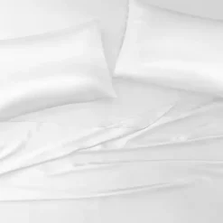 Kirklands Home Satin 6-pc. Queen Sheet Set White Sale