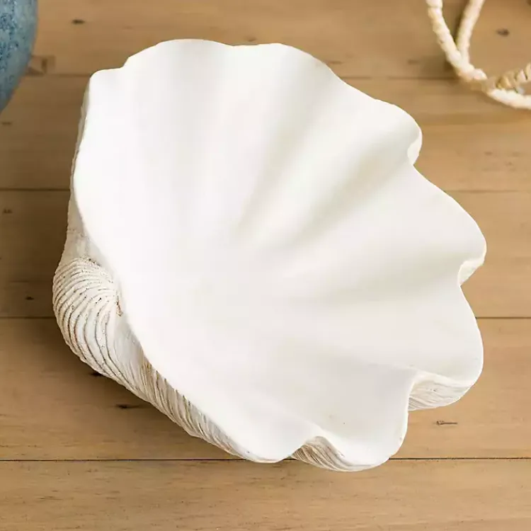 Decorative Bowls & Jars>Kirklands Home Seashell Shaped Bowl White