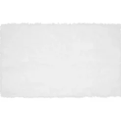 Kirklands Home Shag Washable Area Rug, 3x5 White Clearance