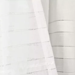 Kirklands Home Sheer Grommet Curtain Panel Set, 84 in. White