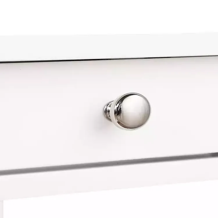 Kirklands Home 2-Shelf Charging Accent Table White New