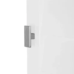 Kirklands Home Shutter Two Door Corner Storage Cabinet White Outlet