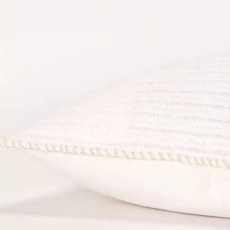 Pillows>Kirklands Home Simple Texture Pillow White