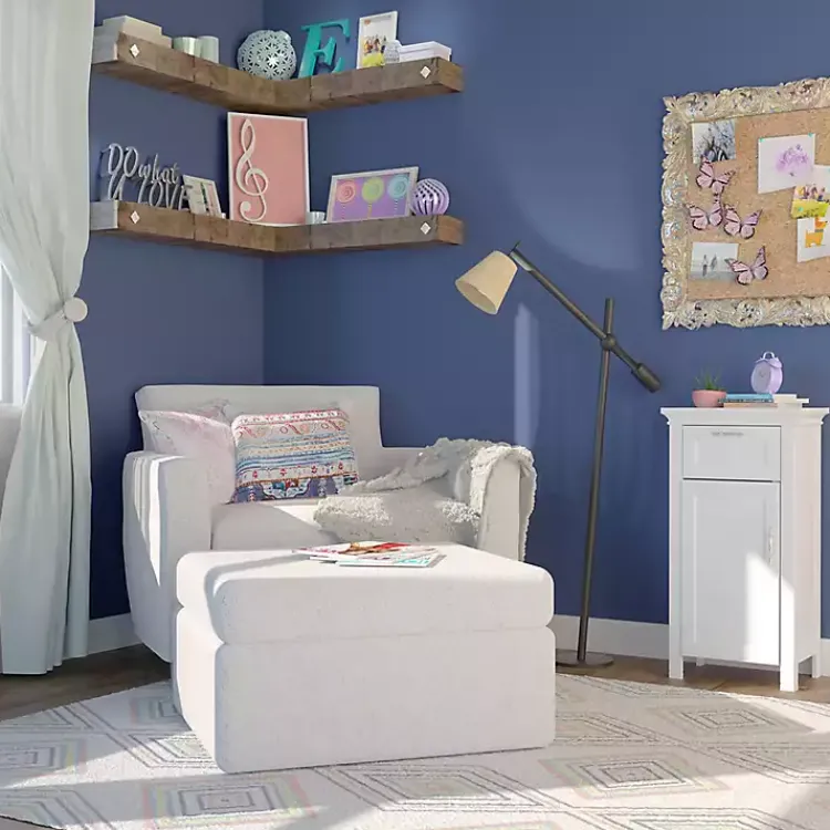 Kirklands Home Single Drawer Cabinet White
