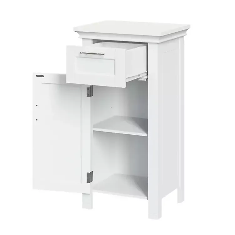 Kirklands Home Single Drawer Cabinet White