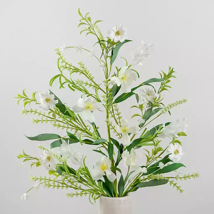 Stems & Bouquets>Kirklands Home Spring Flower Stems, Set of 2 White