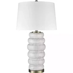 Kirklands Home Stacked Bubble Table Lamp White Discount