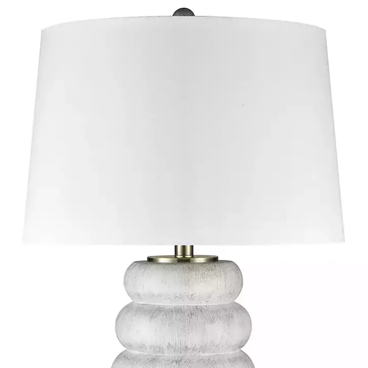 Kirklands Home Stacked Bubble Table Lamp White Discount