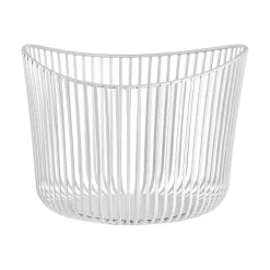 Kirklands Home Steel Modo Storage Basket White Best