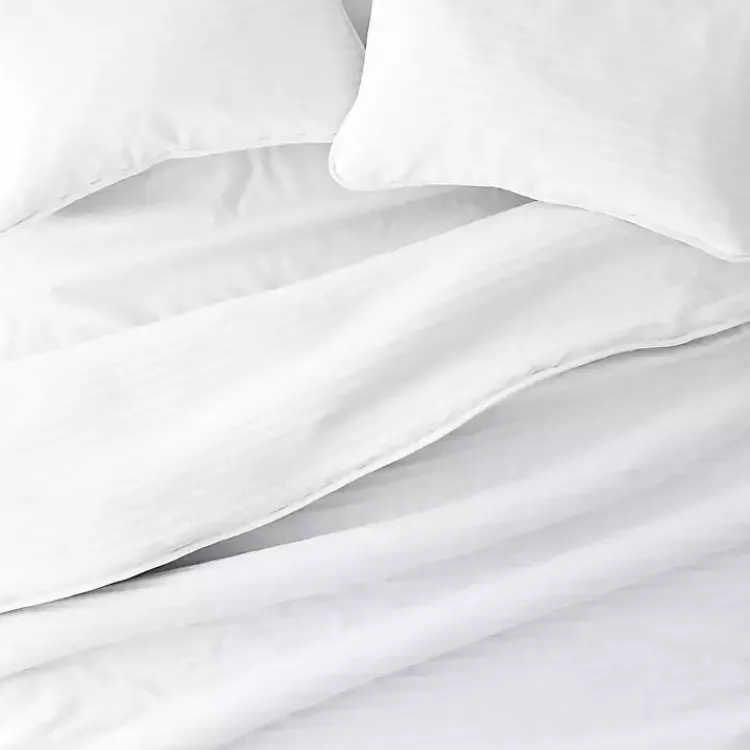 Kirklands Home Stitched Stripes 3-pc. Queen Quilt Set White Best