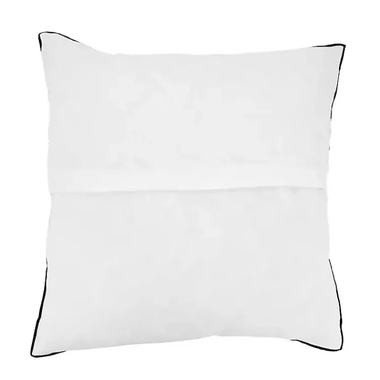 Pillows>Kirklands Home Stonewashed Stitched Edge Pillow White