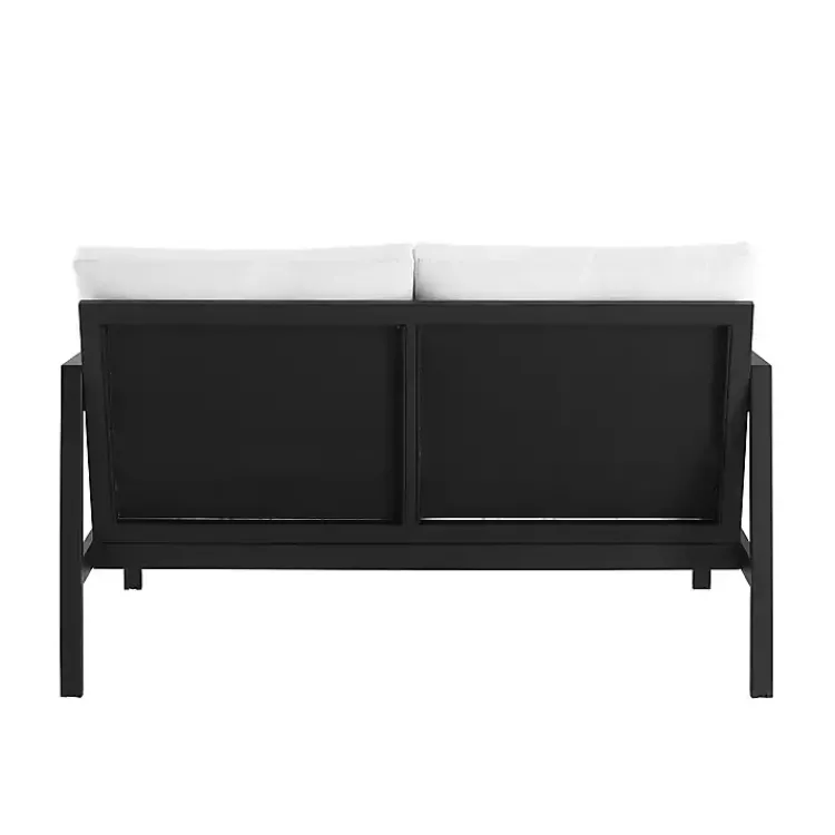 Kirklands Home White Sunbrella Cushions Holland Outdoor Loveseat Best