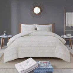 Kirklands Home Tassels California King 3-pc. Comforter Set White Hot