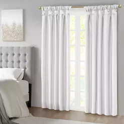 Kirklands Home Total Blackout Curtain Panel, 95 in. White Best