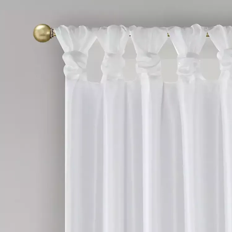 Kirklands Home Total Blackout Curtain Panel, 95 in. White Best