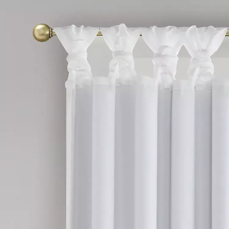 Kirklands Home Total Blackout Curtain Panel, 95 in. White Best