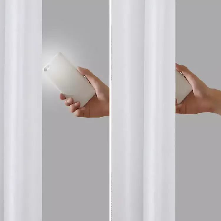 Kirklands Home Total Blackout Curtain Panel, 95 in. White Best