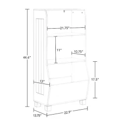Kirklands Home White Toy Organizer Cubby Bookshelf Discount