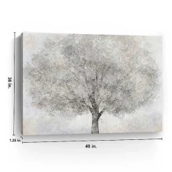 Kirklands Home White Tree Blossoms Canvas Art Print, 48x36 in. Hot