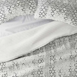 Kirklands Home White Trellis Reversible 3-pc. Queen Quilt Set Discount