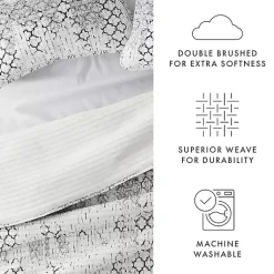 Kirklands Home White Trellis Reversible 3-pc. Queen Quilt Set Discount