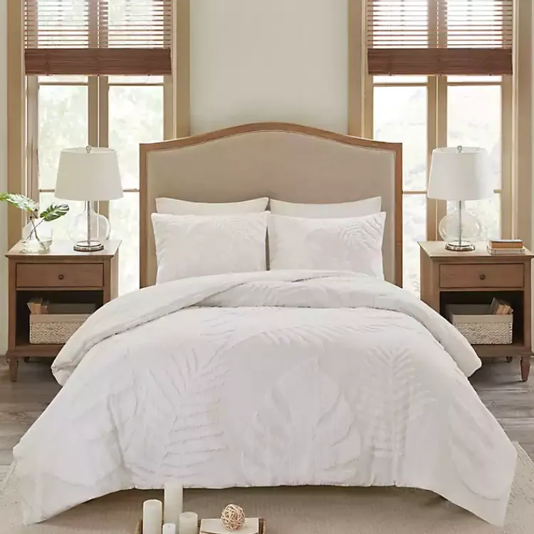 Kirklands Home Tropical California King 3-pc. Comforter Set White