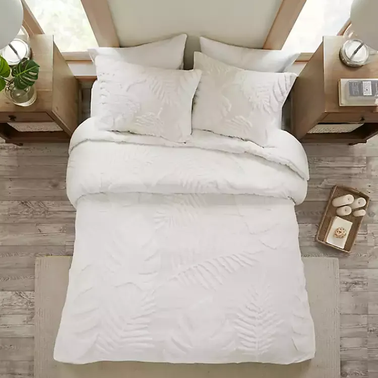 Kirklands Home Tropical California King 3-pc. Comforter Set White