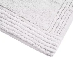 Kirklands Home Tufted Reversible Bath Mat, 34 in. White Best