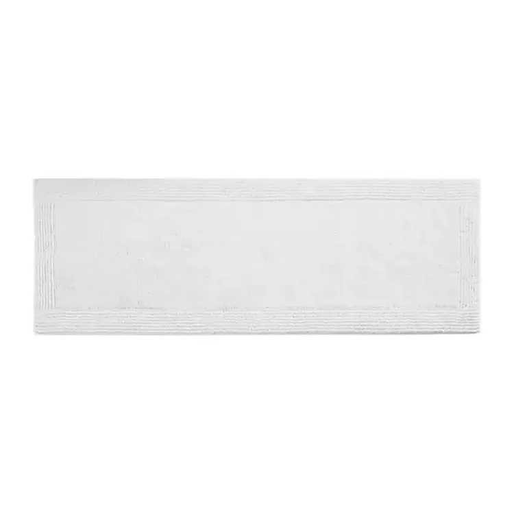 Kirklands Home Tufted Reversible Bath Runner White Best