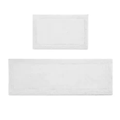 Kirklands Home Tufted Reversible Bath Runner White Best