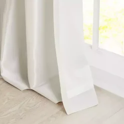 Kirklands Home Twist Top Curtain Panel, 108 in. White Outlet