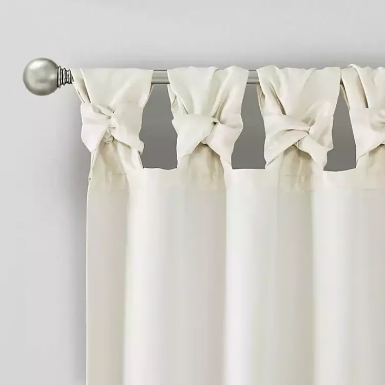 Kirklands Home Twist Top Curtain Panel, 95 in. White Online
