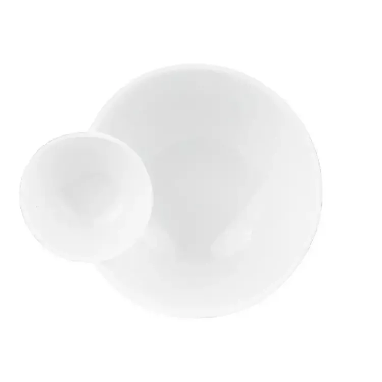 Kirklands Home Two Gether Porcelain Chip & Dip Bowl White Online