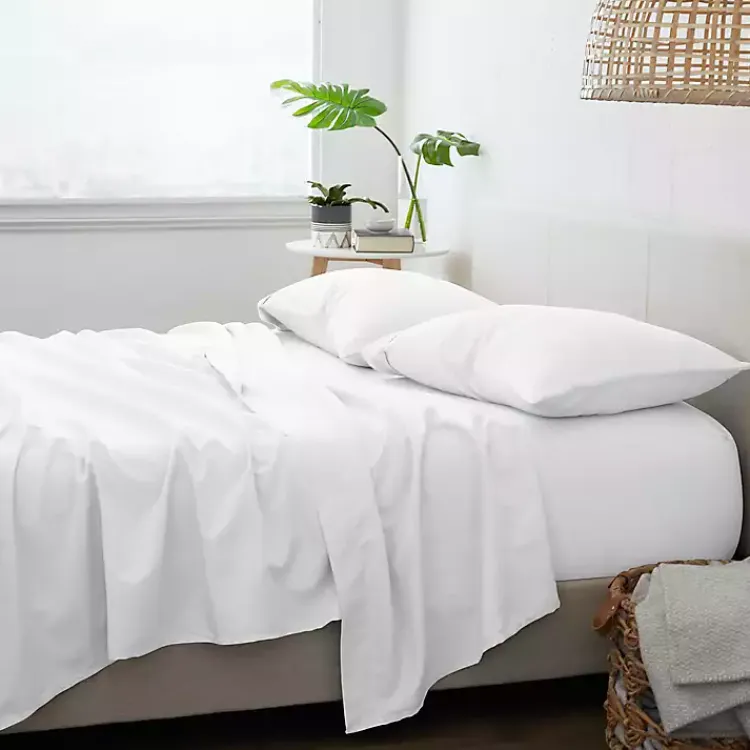Kirklands Home Ultra Soft 4-pc. California King Sheet Set White Outlet