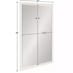 Kirklands Home White Vintage Beaded Wall Mirror, 36 in. Best