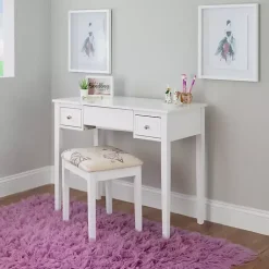 Kirklands Home Virginia Butterfly 2-pc. Vanity Set White Outlet