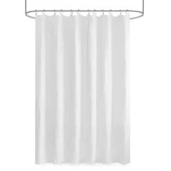 Kirklands Home Waffle Cotton Shower Curtain White Sale