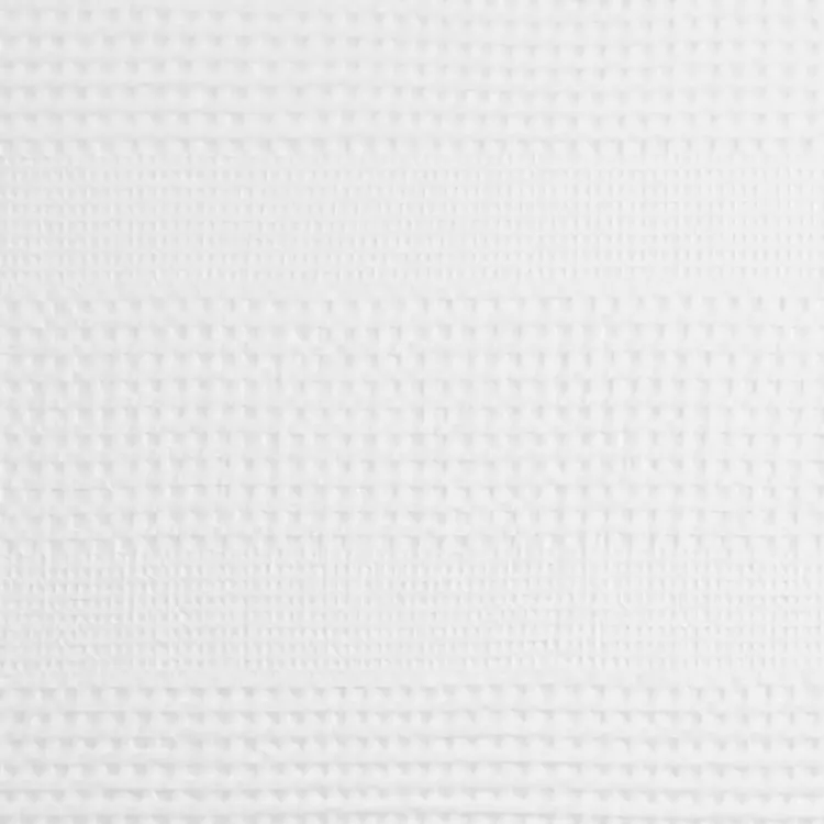 Kirklands Home Waffle Cotton Shower Curtain White Sale
