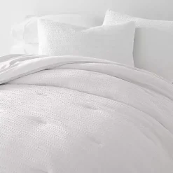 Kirklands Home Waffle Ultra-Soft 3-pc. Twin Comforter Set White Outlet