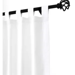 Kirklands Home Weathermate Blackout Curtain Panel, 84 in. White Outlet
