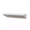 Kirklands Home White Wedge Wood Small Floating Shelf Sale