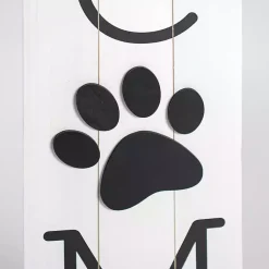 Kirklands Home White Welcome Paw Print Porch Board Online
